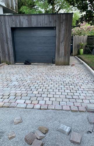 renovation allée garage claix