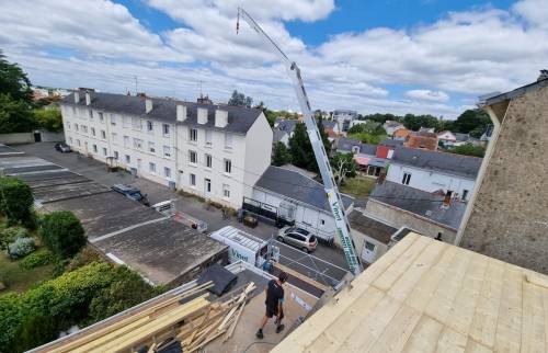 Surélévation au sud de Nantes