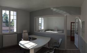 Rénovation complète de bureaux professionnels dans l’Aube après