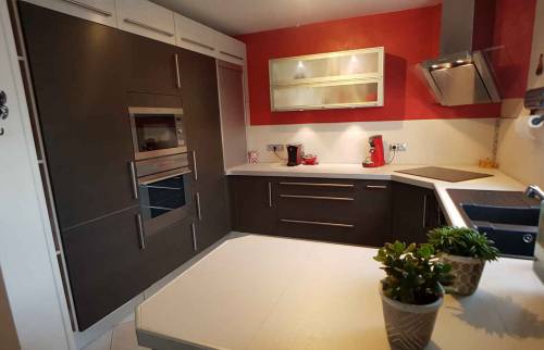 Cuisine en U avec bar - Auxerre (89).