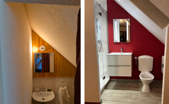 Avant après travaux sdb Olivet