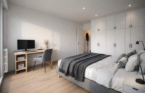 Sol stratifié chambre 3 Lyon 69005
