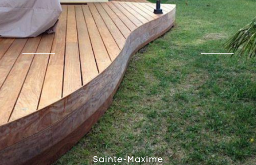 Terrasse en Bois Exotique : Solution Idéale pour les Propriétés Côtières de Sainte-Maxime