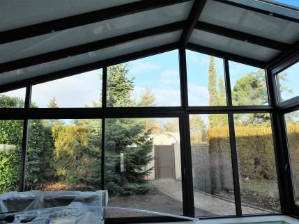 Réalisation d'une Véranda pour création d'un atelier de peinture - Ouest Lyonnais