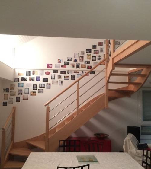 Escalier sur mesure dans un appartement