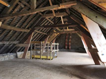 Rénovation et renfort d'une charpente bois près de Paimpol