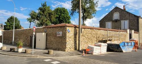  Mur extérieur avant travaux de maçonnerie - Solers 77111