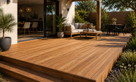 creation d'une terrasse en bois