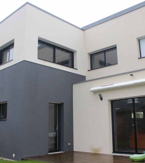 surélévation de maison d'architecte