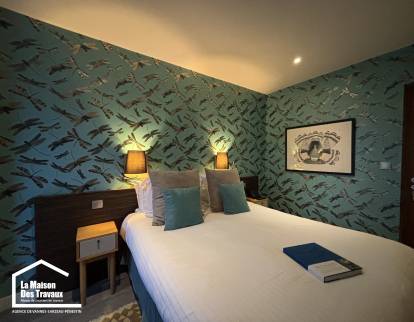 decoration chambre parentale chaleureuse