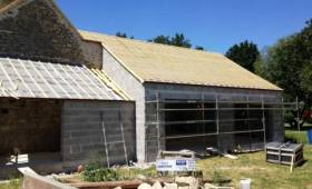 Travaux d'extension de maison