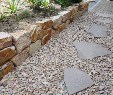 Allée de jardin avec graviers Haguenau