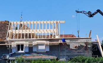 Rénovation d’une charpente avec extension sur Saint Savin