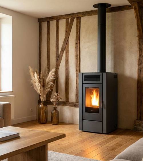 poêle à pellets à Beuzeville