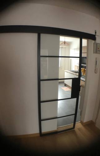 Remplacement porte par porte coulissante à BLOIS (41)