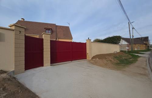 Après - Muret clôture Portail et portillon La Maison des Travaux Evreux Louviers 3