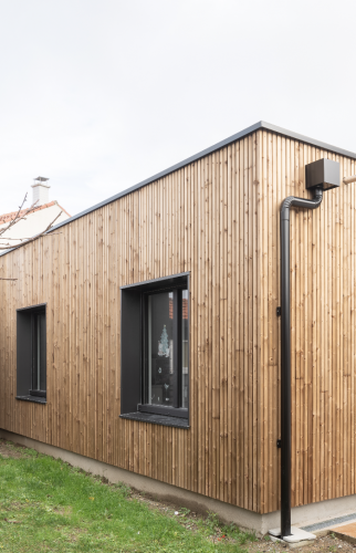 Transformation d'une véranda en extension bois à Vertou