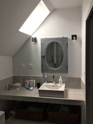 La Maison Des Travaux Vannes Sarzeau Pénestin rénovation salle de bain 1 vasque