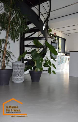 Revêtement de Sol en Béton Ciré