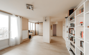 Travaux de peinture dans un appartement à Tours