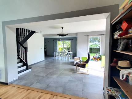 Rénovation du rez-de-chaussée d'un maison à Plouër sur Rance