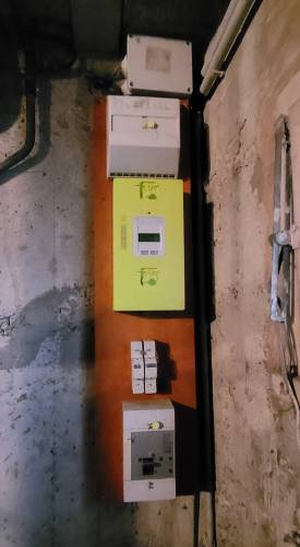 Espace Technique Electrique du Logement après travaux de rénovation électrique - Lésigny 77150