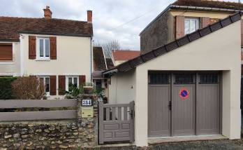 Maison et garage après travaux de ravalement de façade - Moissy-Cramayel 77550