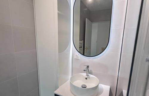 travaux de salle de bains dans une maison