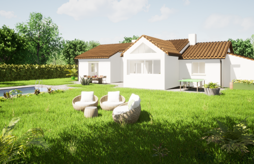 Extension pour réaliser une cuisine au Bignon