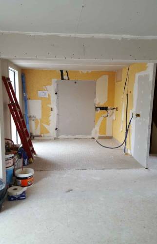 Pendant les travaux