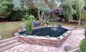 Bassin d'agrément à poissons