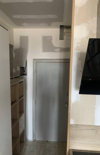 Appartement en cours de travaux d’isolation à Bruz