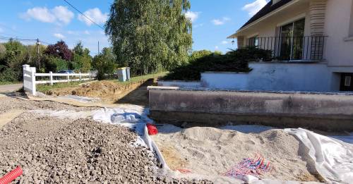 Pendant les travaux
