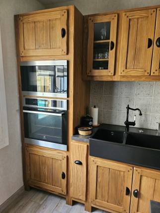 cuisine sur mesure en bois massif