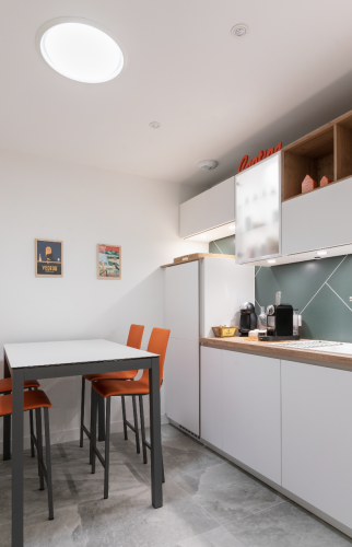 Création d'une cuisine dans une entreprise