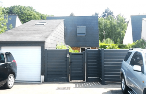 clôture et portillon