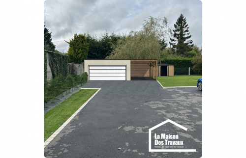 création d'un garage brut