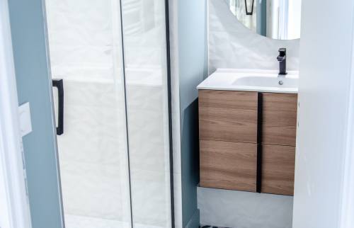 Salle de douche terminée