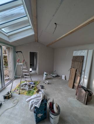 finition extension maison