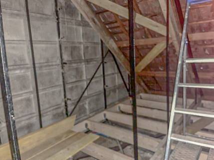 avant rénovation des combles