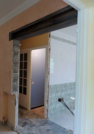 Travaux de démolition et maçonnerie - Maison de ville, Lyon 