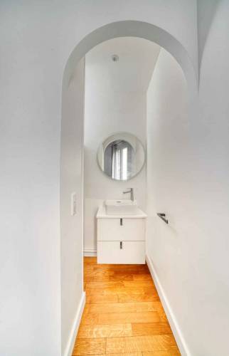 rénovation d'un appartement Paris - création d'un cabinet de toilettes - La Maison Des Travaux Paris 16