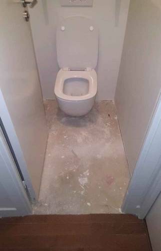 WC pendant les travaux - Paris 18