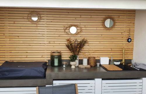 Cuisine extérieur sur Ciboure