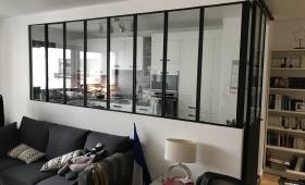 Création grande verrière atelier appartement Courbevoie (92400)