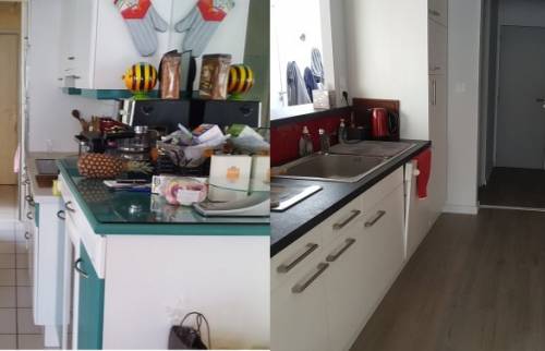 Rénovation plan de travail et faàades cuisine à Crécy-la-Chapelle (77580)