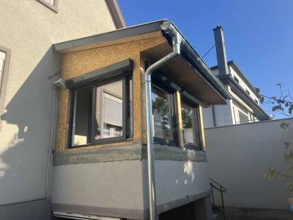 Agrandissement de maison en cours