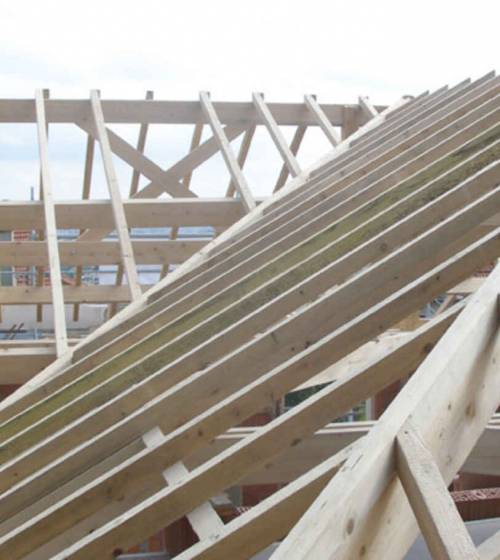 charpente traditionnelle en pin Morlaix (29)