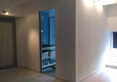 montage des cloisons placo-plâtre et mise en peinture