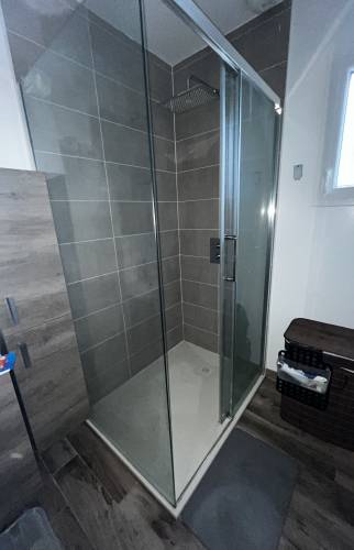 Bac de douche après